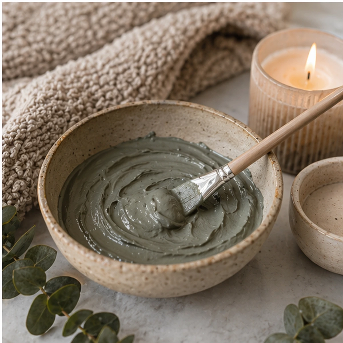 Maschera all'argilla settimanale