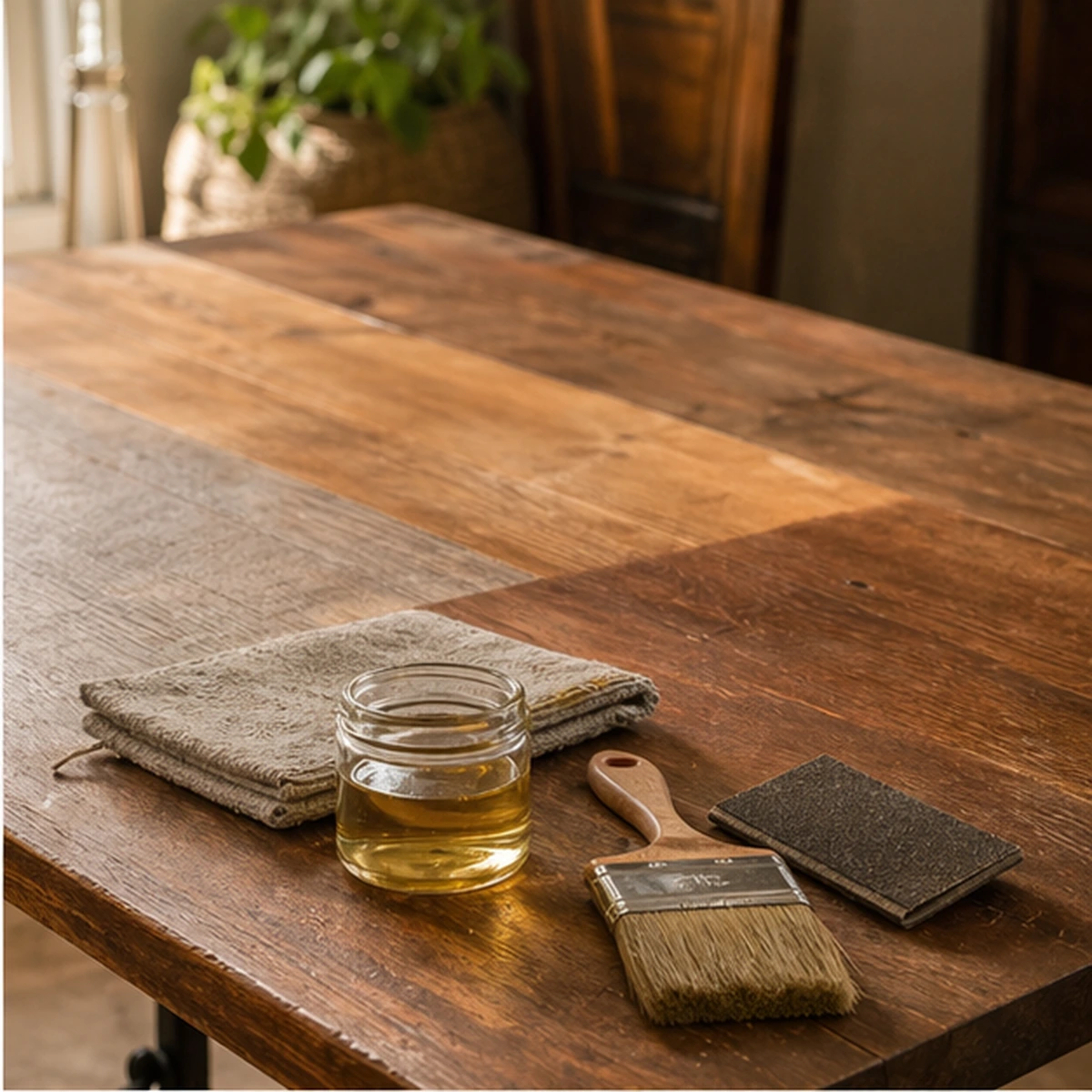 Restaurar mesa madera