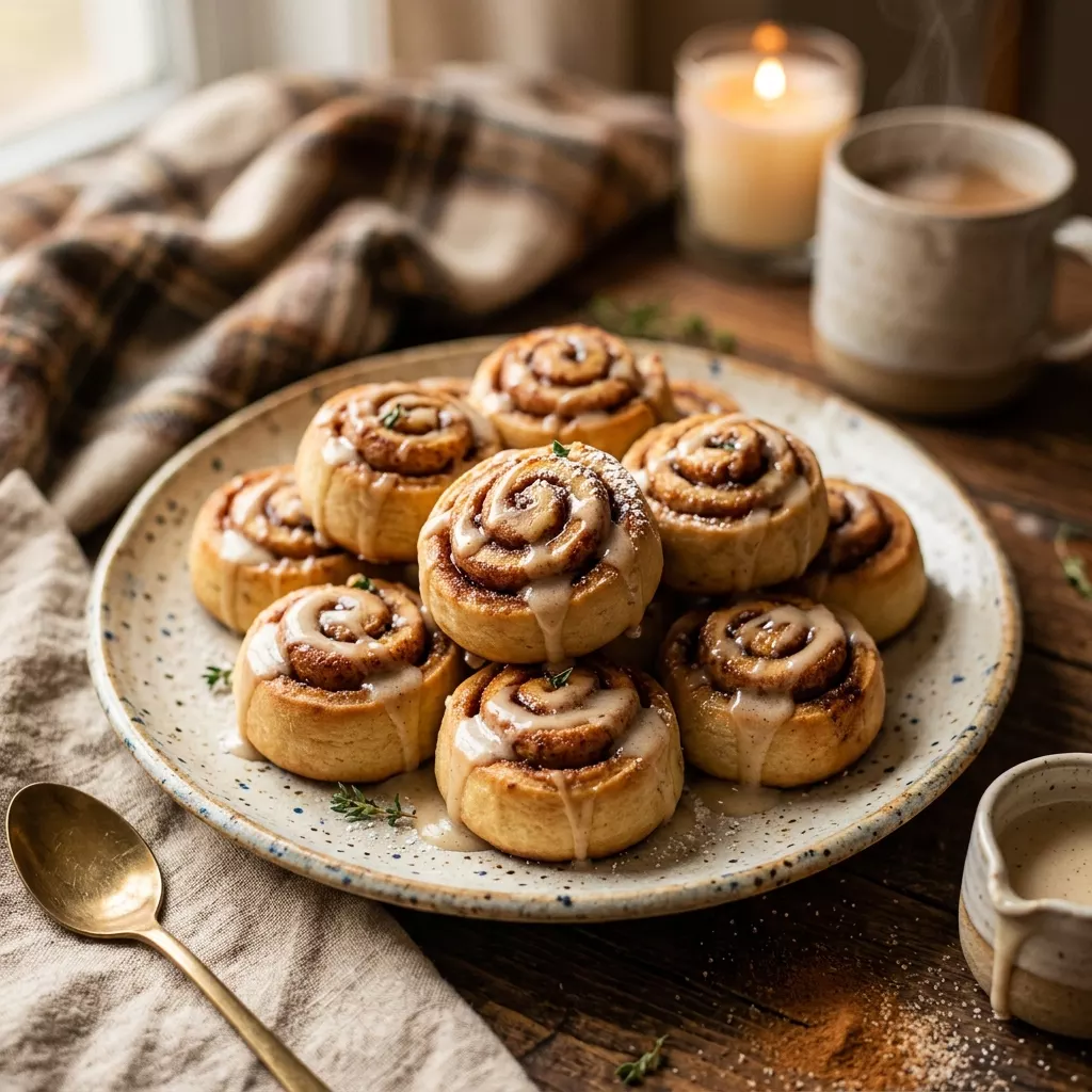 Mini roulés à la cannelle