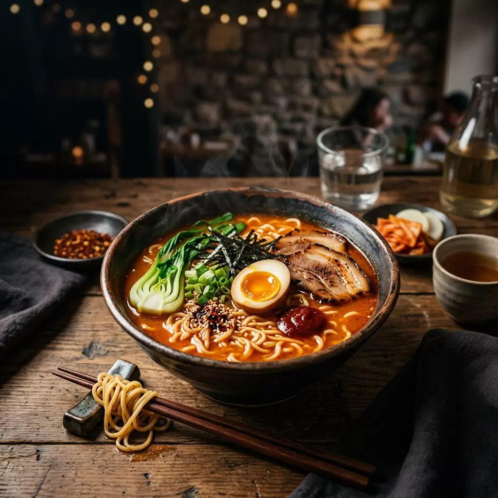 Ramen coréen épicé
