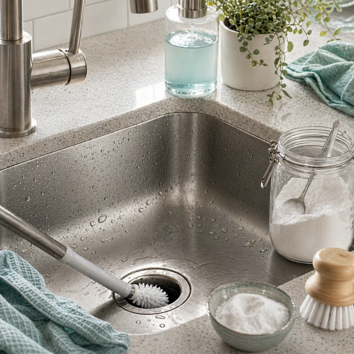 Desatascar fregadero