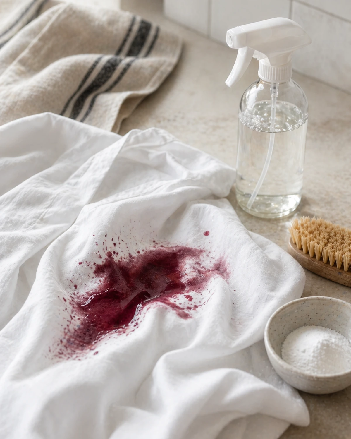 Quitar manchas de vino