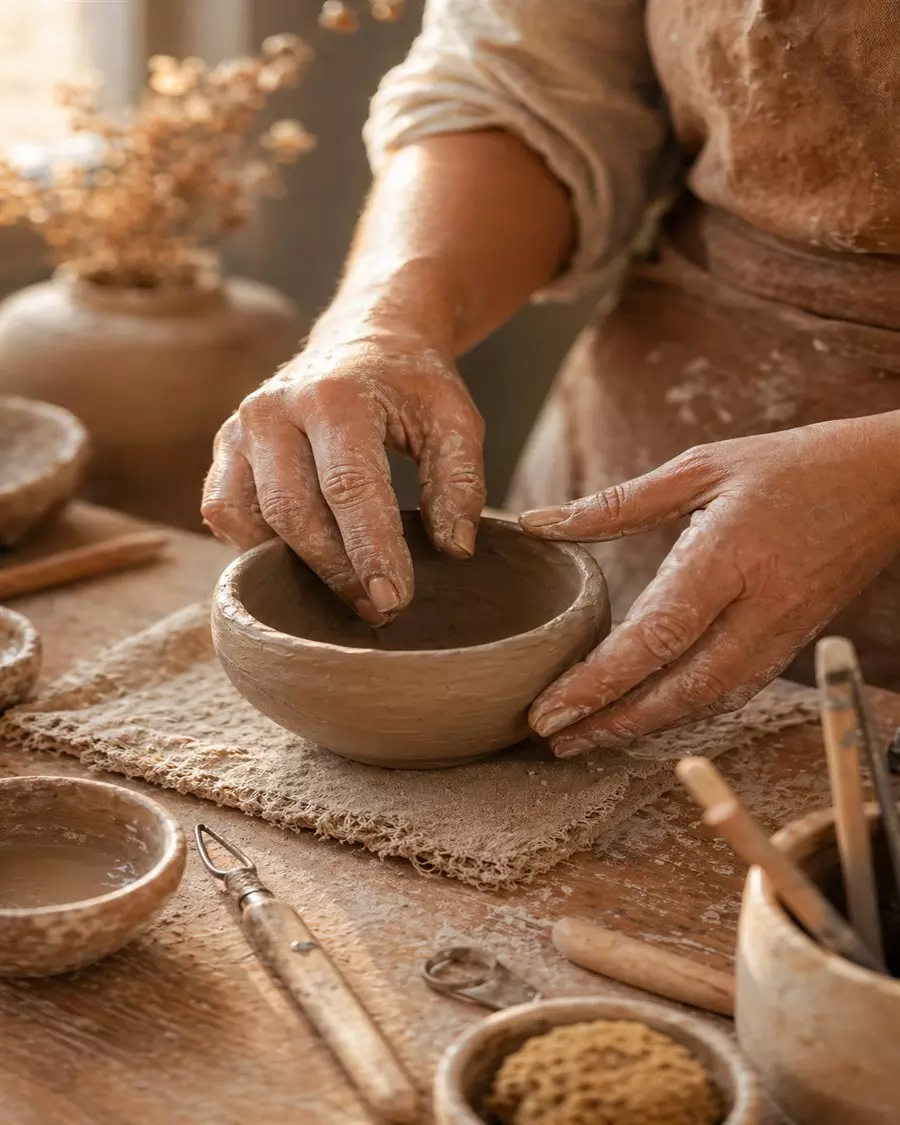 Modelage de l'argile